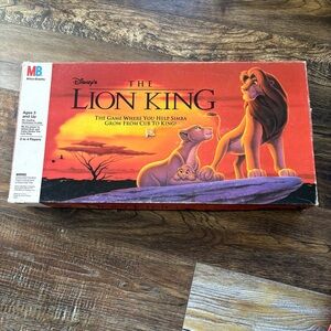 Disney The Lion King Board Game 1993 Milton Bradley Complete